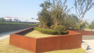 礼泉耐候钢挡土墙